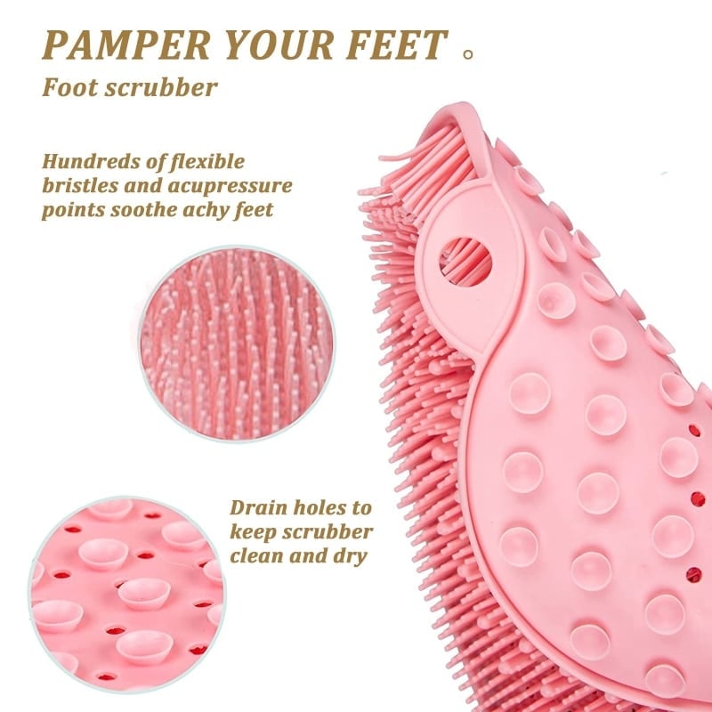 🥳2026 HOT SALE🛁Shower Foot & Back Scrubber Massage Pad 🧼✨